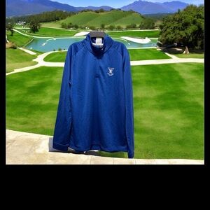 Mizuno Royal Blue Pullover with Old Course ST Andrew’s Crest size Medium